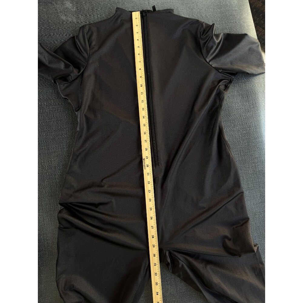 NEW SKIMS 4X Black Long Sleeve Full Body Jumpsuit Stretch Comfort Sexy Catsuit - Picture 8 of 13